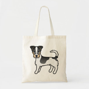 Tricolor Rough Coat Jack Russell Terrier Dog Tragetasche