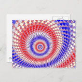 Tricolor Roundalls Postcard Postkarte (Vorne/Hinten)