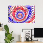 Tricolor Roundalls Poster (Heimbüro)