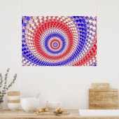 Tricolor Roundalls Poster (Küche)