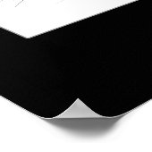 Tricolor Salmon Fly Poster (Ecke)