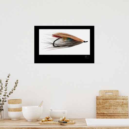 Tricolor Salmon Fly Poster (Küche)