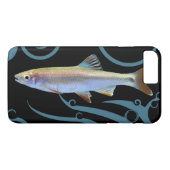 Tricolor Shiner mit stilisierten Waves Case-Mate iPhone Hülle (Rückseite (Horizontal))