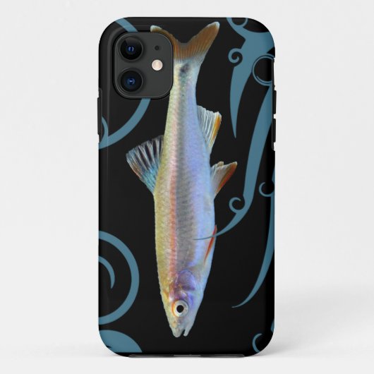 Tricolor Shiner mit stilisierten Waves Case-Mate iPhone Hülle (Rückseite)