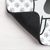 Tricolor Smooth Coat Jack Russell Terrier Dog Mousepad (Ecke)