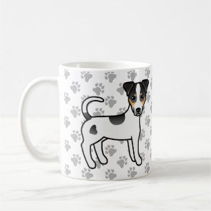 Tricolor Smooth Coat Parson Russell Terrier Dog Kaffeetasse