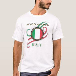 Tricolor Stolz: Geist von Italien T-Shirt