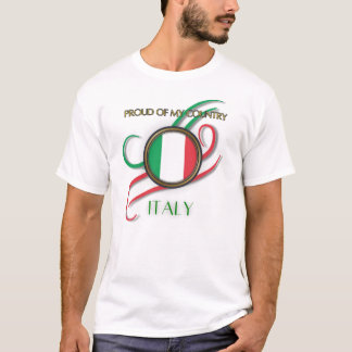 Tricolor Stolz: Geist von Italien T-Shirt