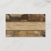 Tricolor Stone Business Card Visitenkarte (Vorderseite)