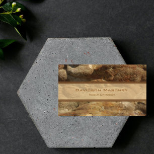 Tricolor Stone Business Card Visitenkarte
