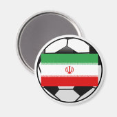 Tricolor "TEAM MELLI" Magnet (Vorderseite/Rückseite)