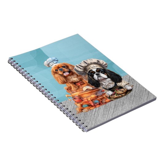 Tricolor und Ruby Cooking Koch Cavalier Notizblock (Rechte Seite)