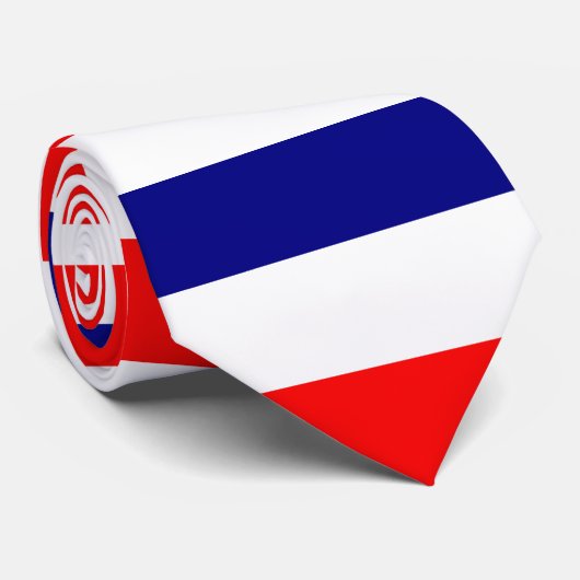 Tricolore Français Krawatte (Gerollt)