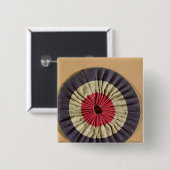 Tricolore Rosette Button (Vorne & Hinten)