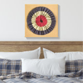 Tricolore rosette leinwanddruck (Insitu (Schlafzimmer))