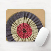 Tricolore Rosette Mousepad (Mit Mouse)