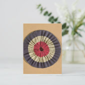 Tricolore rosette postkarte (Stehend Vorderseite)