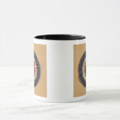 Tricolore Rosette Tasse (Zentrum)