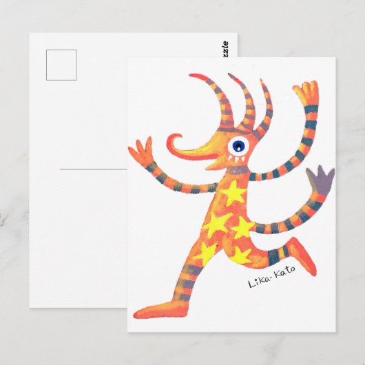 Tricorne Postkarte (Vorne/Hinten)