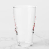 Tricycle Christmas Kids Pint Soda Glass Glas (Links)