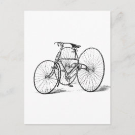 Tricycle drawing postkarte