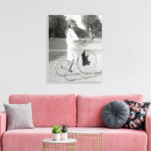 Tricycle für Mädchen, 1917 Leinwanddruck (Insitu (Wohnzimmer))