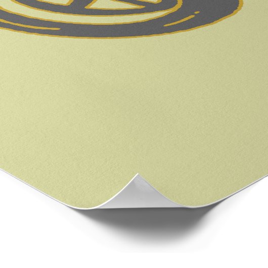 Tricycle Graphic für Kinder Poster (Ecke)