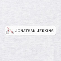 Tricycle- oder eiserne On-Logo-Labels