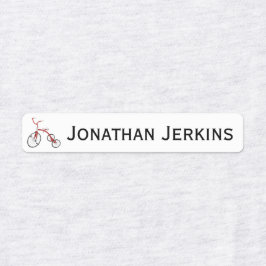 Tricycle- oder eiserne On-Logo-Labels Etiketten