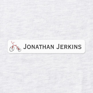 Tricycle- oder eiserne On-Logo-Labels Etiketten