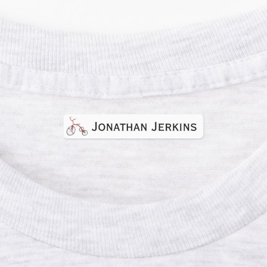 Tricycle- oder eiserne On-Logo-Labels Etiketten (Befestigt)