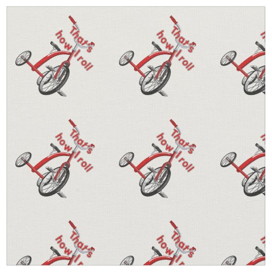 Tricycle - So Roll ich! Stoff (Nahaufnahme)