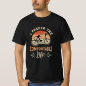 Tricycle Triker Ich bevorzuge den komfortablen Vin T-Shirt (Vorderseite)