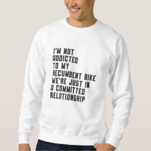 Tricycle Triker Recumbent Bike Trip Vintages Retro Sweatshirt