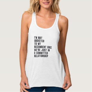 Tricycle Triker Recumbent Bike Trip Vintages Retro Tank Top