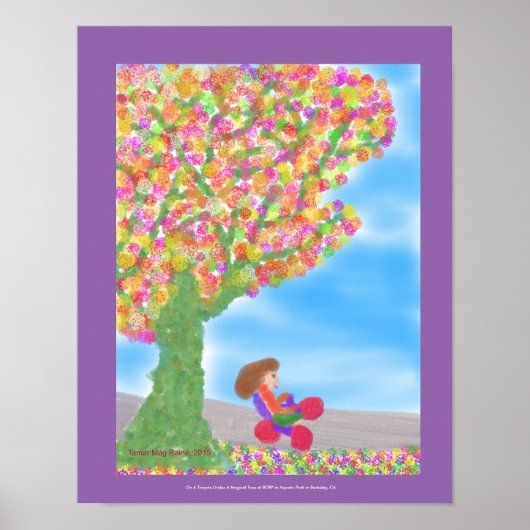 Tricycle under a Magical Tree Poster (Vorne)