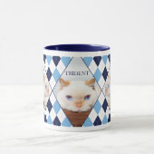 Trident der Katzen-Rauten-Kaffee Mug_01 Tasse (Zentrum)