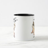 Trident die Katzen-illustrierte Kaffee-Tasse 01 Tasse (Zentrum)