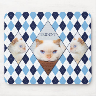 Trident die Katzen-Rauten-Mausunterlage Mousepad