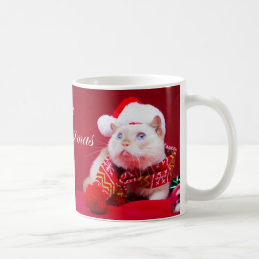 Trident die Katzen-Weihnachtskaffee-Tasse Kaffeetasse (Rechts)