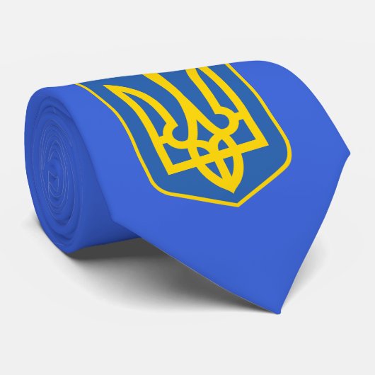 Trident Flag Ukraine Krawatte (Gerollt)