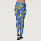 Trident Flag Ukraine Leggings (Rückseite)