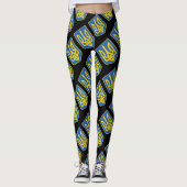 Trident Flag Ukraine Leggings (Vorderseite)