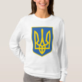 Trident Flag Ukraine T-Shirt (Vorderseite)