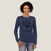 Trident. Glory To Ukraine & Glory to Heroes. Tri-Blend Shirt (Volle Vorderseite)