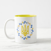 Trident Tryzub Zweifarbige Tasse (Links)
