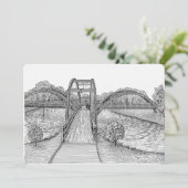 Tridge Einladungen - Midland Michigan (Stehend Vorderseite)