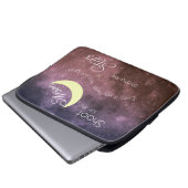 Trieb für den Mond inspirierend Newoprene Laptop Laptopschutzhülle (Vorne Knopf)