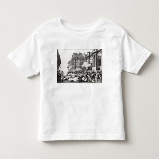 Trieb-heraus vor Kirche St. Roch in Paris Kleinkind T-shirt (Vorderseite)
