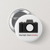 "Trieb Mirrorless" Knopf für Fotografen Button (Vorne & Hinten)